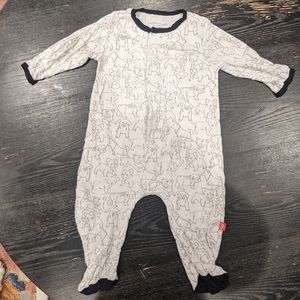 Magnetic Me Dog Print Footie